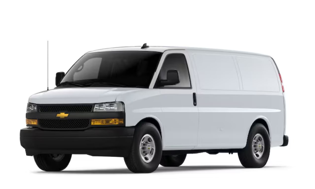 2024 GM Fleet Chevrolet Express Cargo Van.