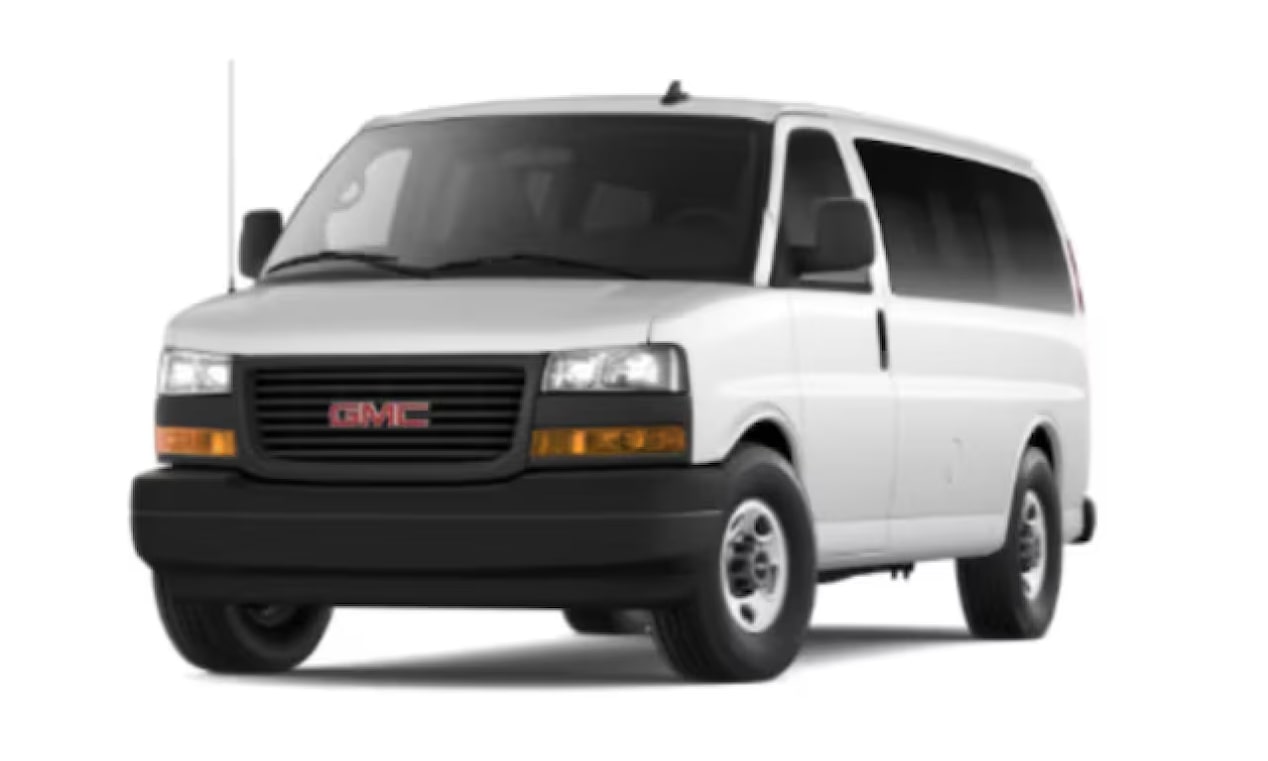 2024 GM Fleet GMC Savana Passenger Van.