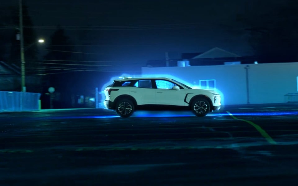 Voiture sur le parking